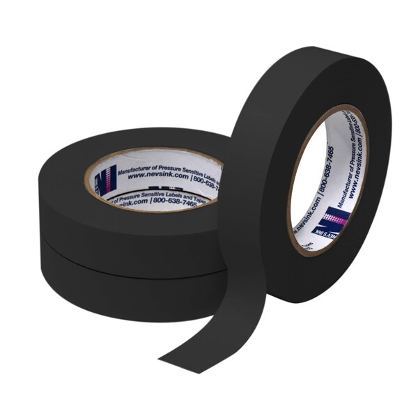 1" wide x 60yd Black Labeling Tape